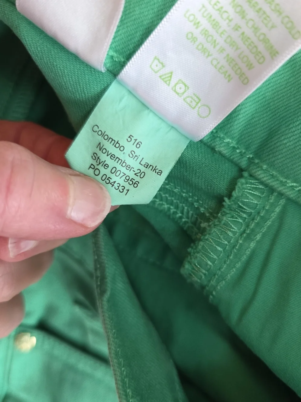 Lilly Pulitzer Worth Straight Leg Jeans Size 8 Pink & Green Frayed Hem Bundle(2) - Picture 11 of 15